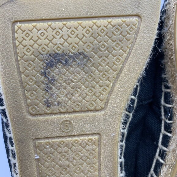 Tory Burch Women's Poppy Espadrille Flats black size 6 - Picture 8 of 9